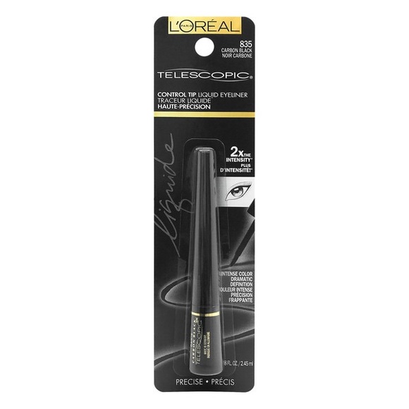 NWT L'Oréal Paris Telescopic Precision Liquid Eyeliner, Carbon Black🖤👁️👀 - Picture 1 of 3
